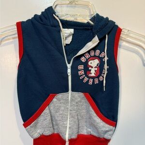 Vintage Buster Brown Kids Hoodie - Navy, Gray, and Red